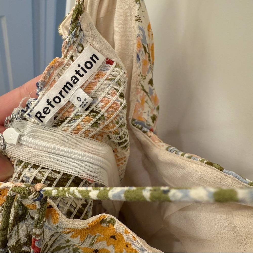 Reformation Kourtney Dress, Color: Countryside - Picture 4 of 8